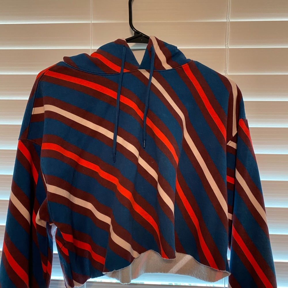 cropped sweatshirt